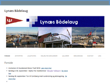 Tablet Screenshot of lynaesbaadelaug.dk